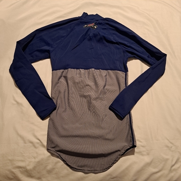 Easton boys Youth XL athletic wear top blue & gray performance gear - Picture 3 of 5